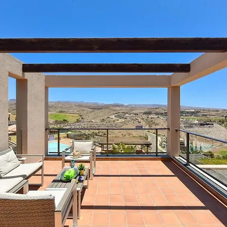 Villa Salobre Terraza Uno | Luxury Retreat In Gran Canaria | Private Outdoor Pool | Bbq Facilities | Shaded Outdoor Dining Area | Salobre Golf *