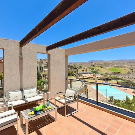 Salobre Terraza Uno | Luxury Retreat In Gran Canaria | Private Outdoor Pool | Bbq Facilities | Shaded Outdoor Dining Area | Salobre Golf * Las Palmas de Gran Canaria