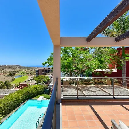 Villa Salobre Terraza Uno | Luxury Retreat In Gran Canaria | Private Outdoor Pool | Bbq Facilities | Shaded Outdoor Dining Area | Salobre Golf